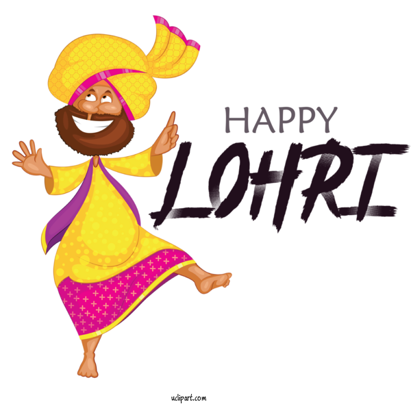 Free Holidays Bhangra Punjabi Culture Punjabi Language For Lohri Clipart Transparent Background