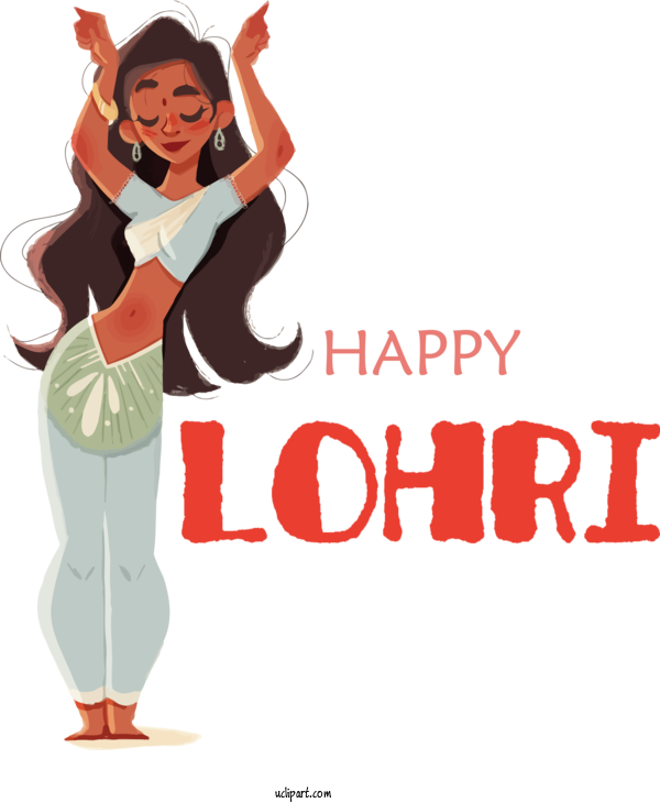 Free Holidays Cartoon Drawing For Lohri Clipart Transparent Background