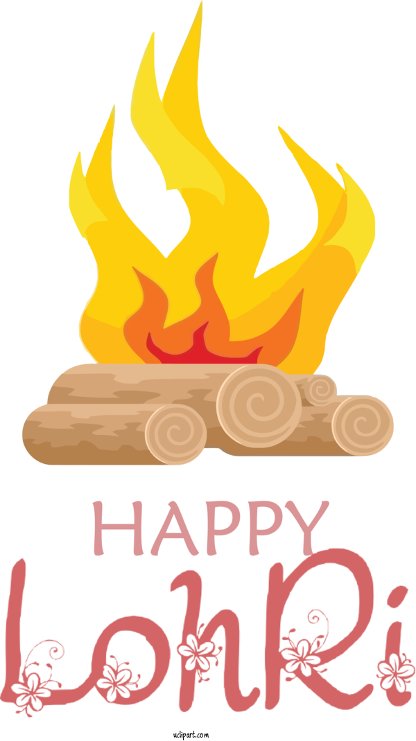 Free Holidays Drawing Logo Cartoon For Lohri Clipart Transparent Background