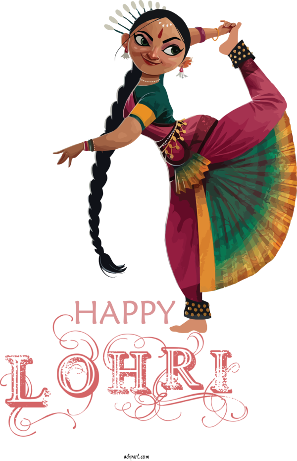 Free Holidays Design Costume Design Performing Arts For Lohri Clipart Transparent Background