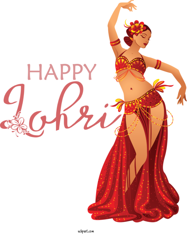Free Holidays Performing Arts Costume Design Poster For Lohri Clipart Transparent Background