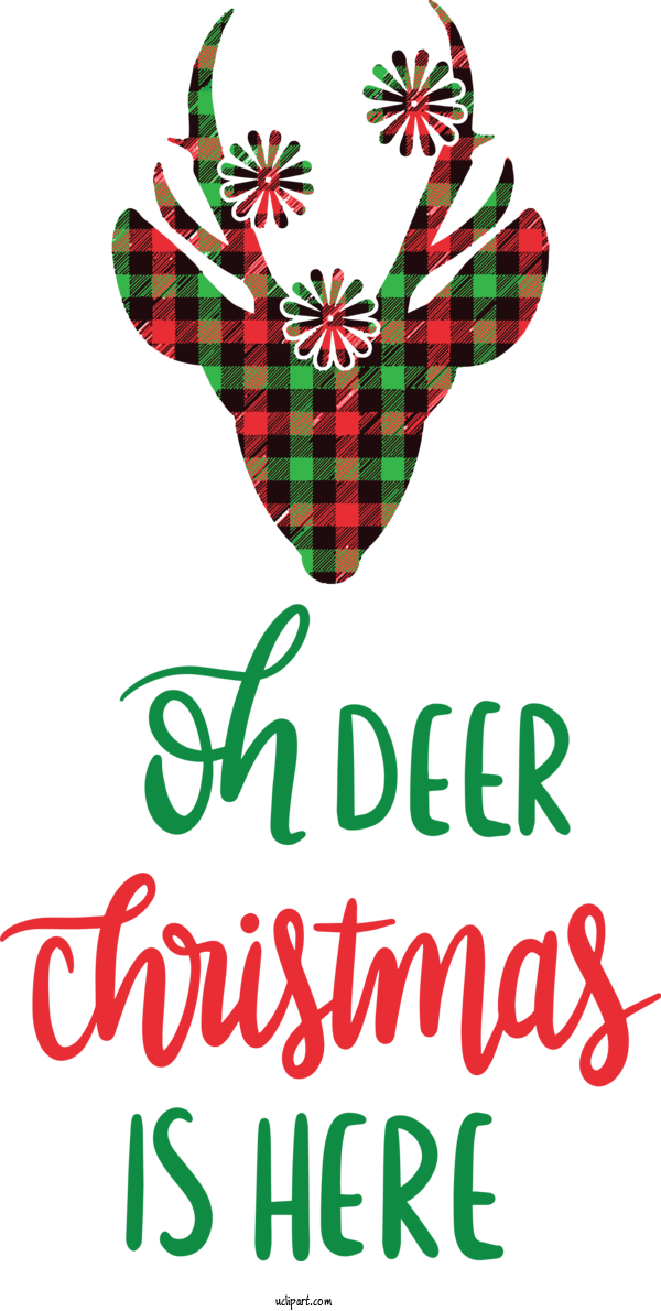Free Holidays Deer Christmas Day Reindeer For Christmas Clipart Transparent Background