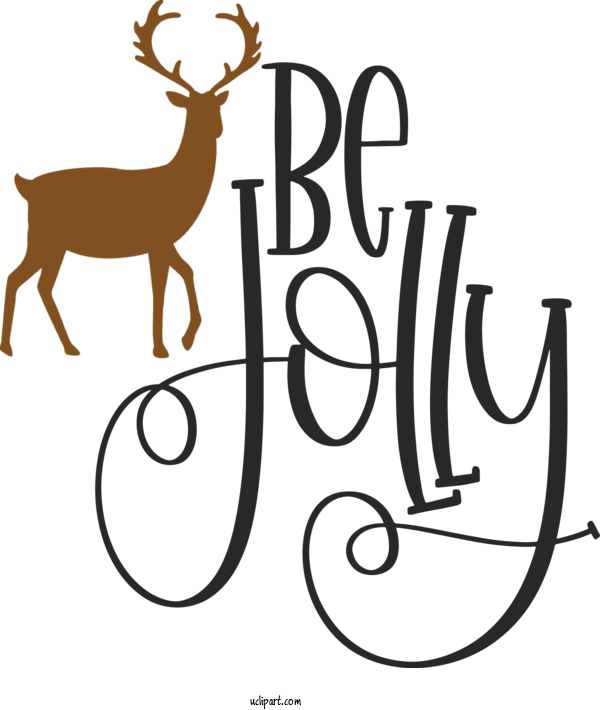Free Holidays Deer Red Deer Reindeer For Christmas Clipart Transparent Background