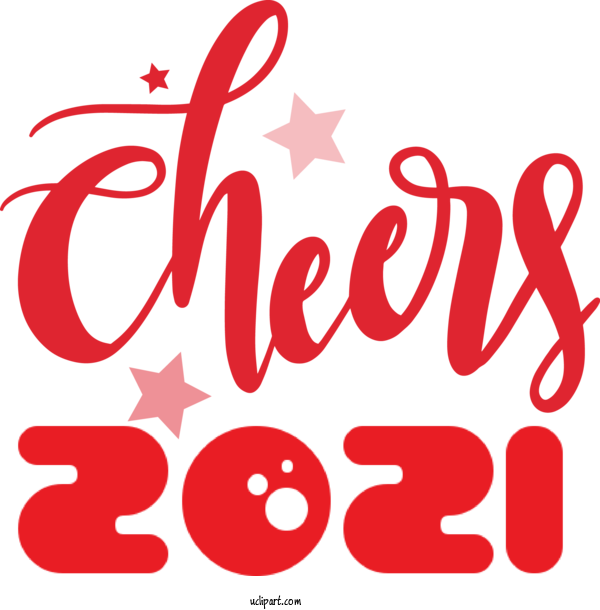 Free Holidays Free Cheers Sticker (110mm X 110mm) Sticker For New Year Clipart Transparent Background