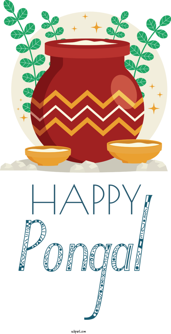 Free Holidays Pongal Pongal 2020 South India For Pongal Clipart Transparent Background