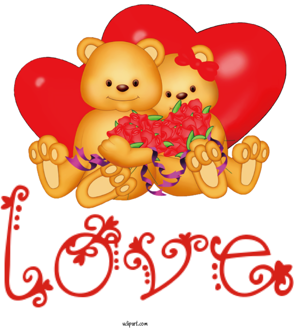 Free Holidays Bears Chloe Park Me To You Bears For Valentines Day Clipart Transparent Background