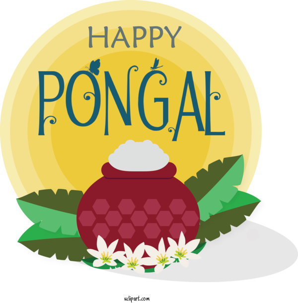Free Holidays Pongal Vector Rice For Pongal Clipart Transparent Background