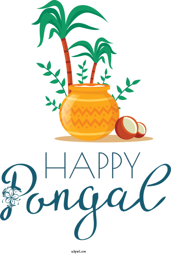 Free Holidays Drawing Design Resource For Pongal Clipart Transparent Background