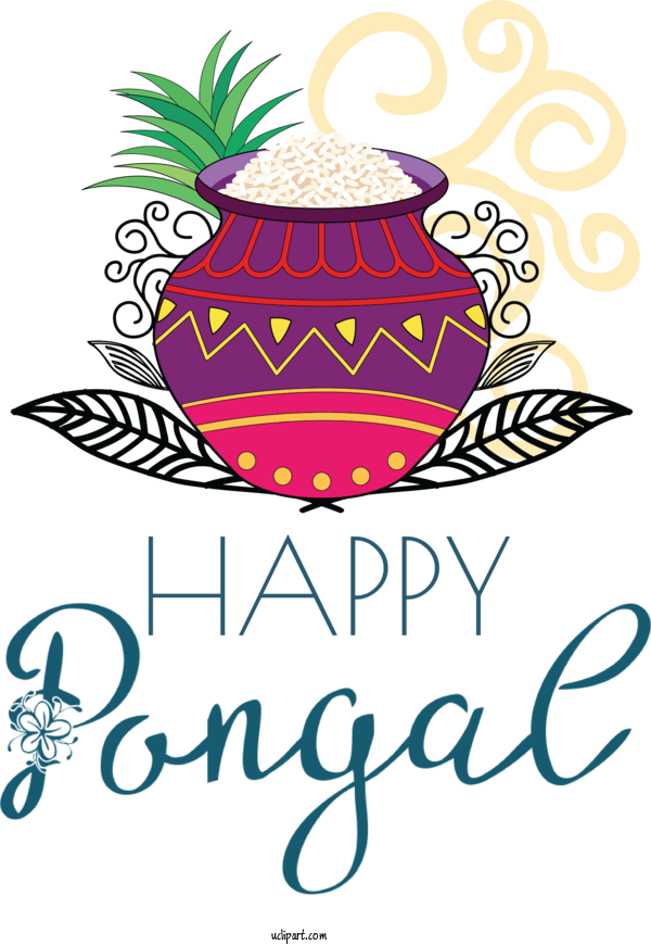 Free Holidays Pongal Pongal Happy Pongal   Sri Goda Devi Kalyana For Pongal Clipart Transparent Background