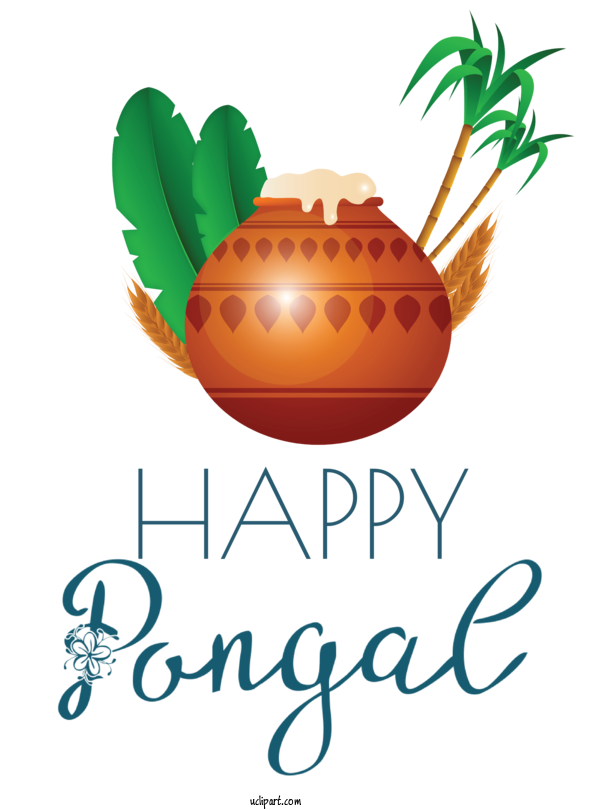 Free Holidays Pongal Festival Drawing For Pongal Clipart Transparent Background