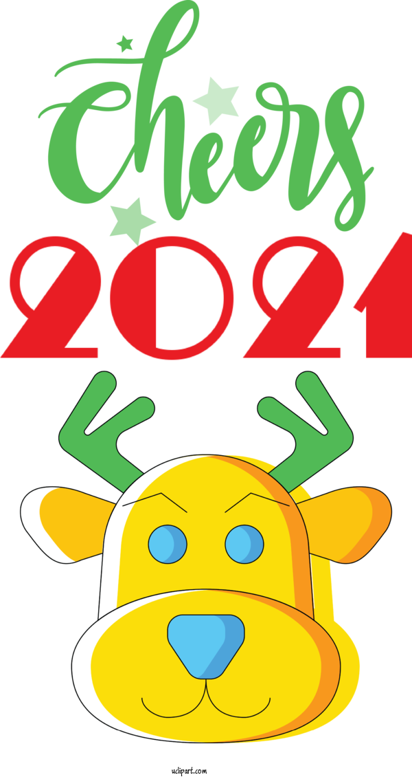 Free Holidays Smiley Yellow Happiness For New Year Clipart Transparent Background