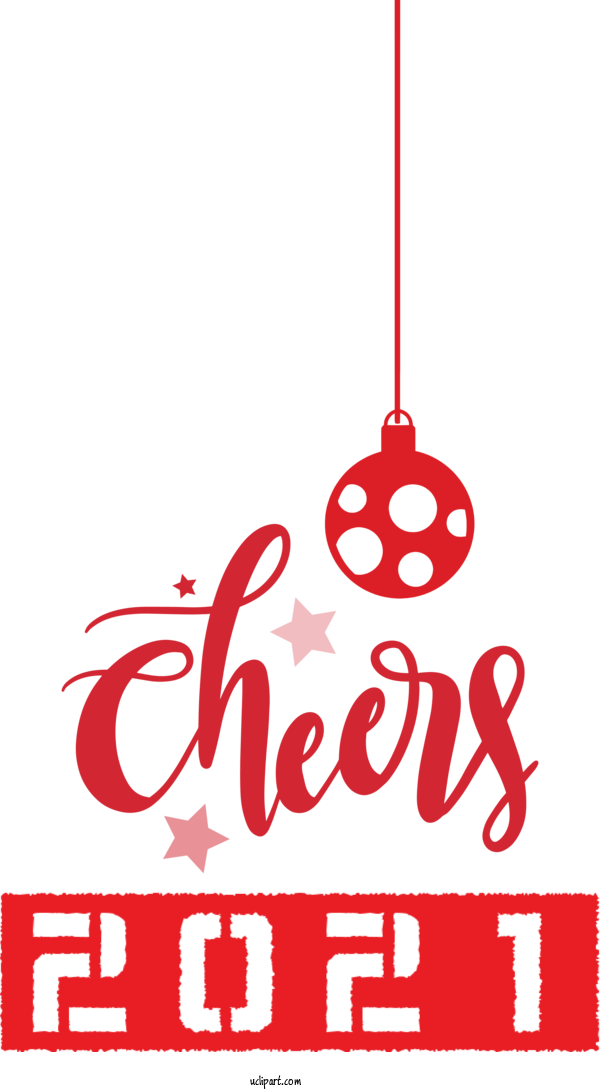Free Holidays Christmas Decoration Logo Ornament For New Year Clipart Transparent Background