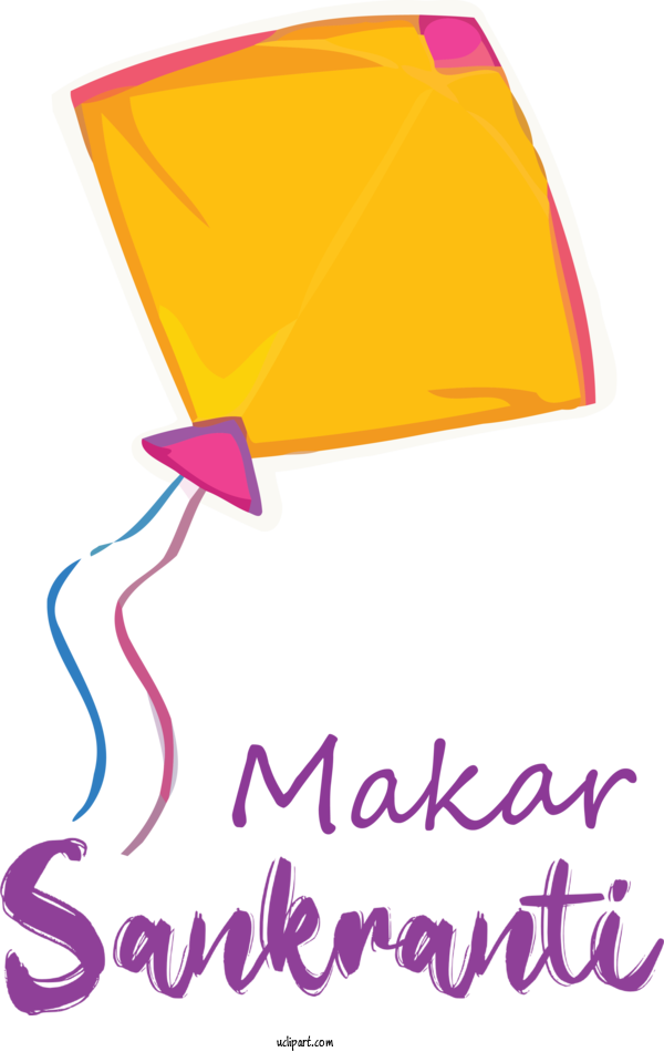 Free Holidays Yellow Line Meter For Makar Sankranti Clipart Transparent Background