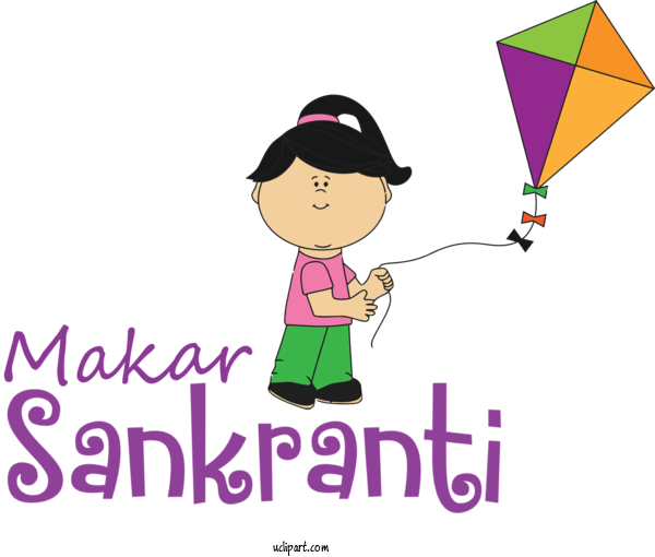 Free Holidays Logo Design Cartoon For Makar Sankranti Clipart Transparent Background