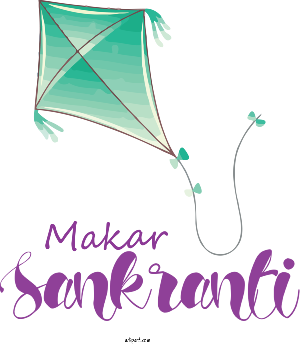 Free Holidays Logo Green Design For Makar Sankranti Clipart Transparent Background
