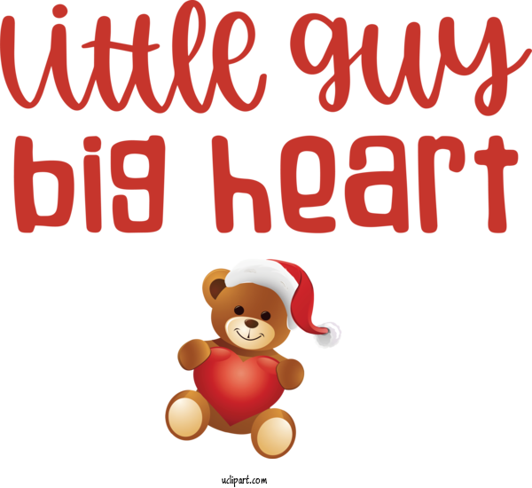 Free Holidays Cartoon Teddy Bear Christmas Day For Valentines Day Clipart Transparent Background