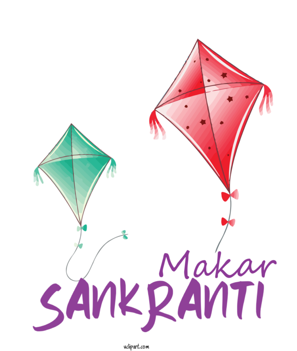 Free Holidays Kite Sport Kite For Makar Sankranti Clipart Transparent Background