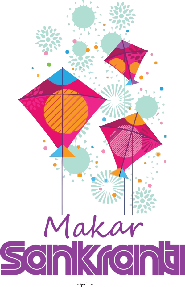 Free Holidays Kite  Makar Sankranti For Makar Sankranti Clipart Transparent Background