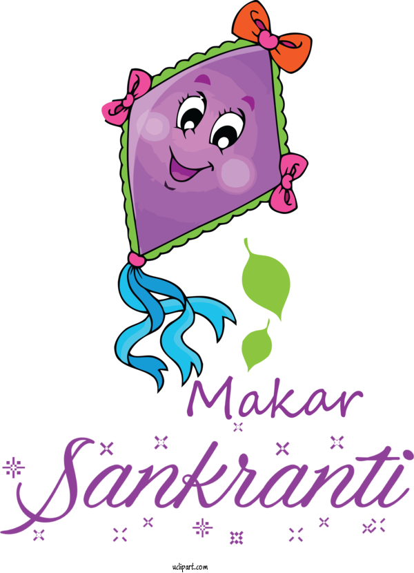 Free Holidays Cartoon Logo Character For Makar Sankranti Clipart Transparent Background