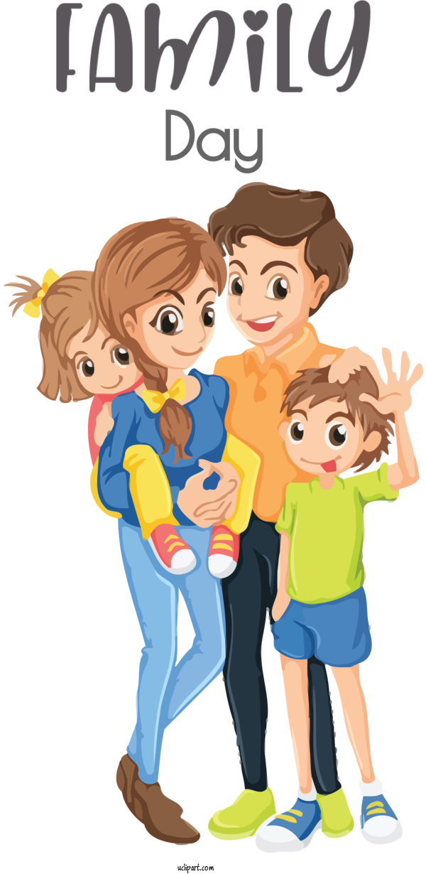 Free Holidays Family English Grammar For Family Day Clipart Transparent Background