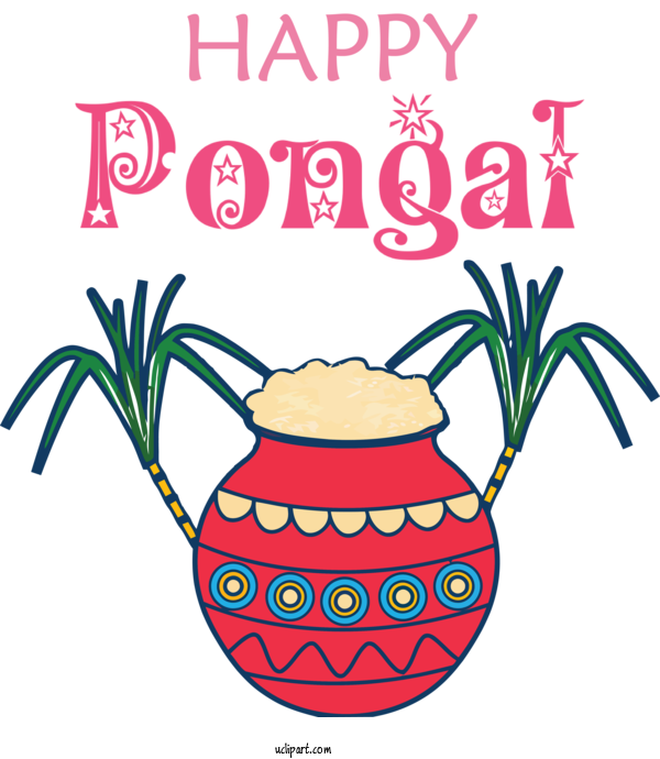 Free Holidays Flower Hay Flowerpot With Saucer Creativity For Pongal Clipart Transparent Background