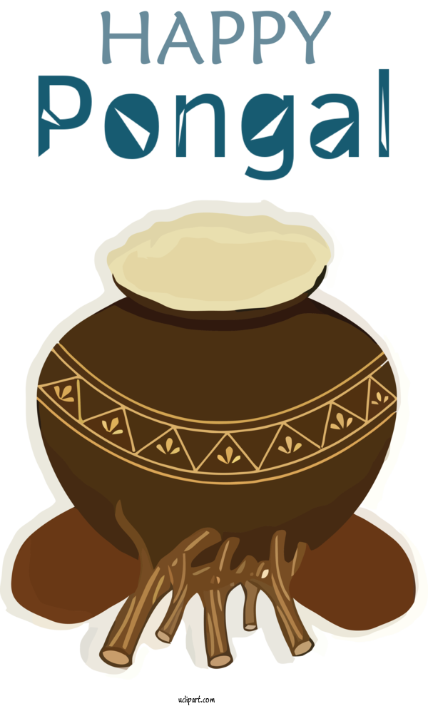 Free Holidays Coffee Cup Cartoon Coffee For Pongal Clipart Transparent Background