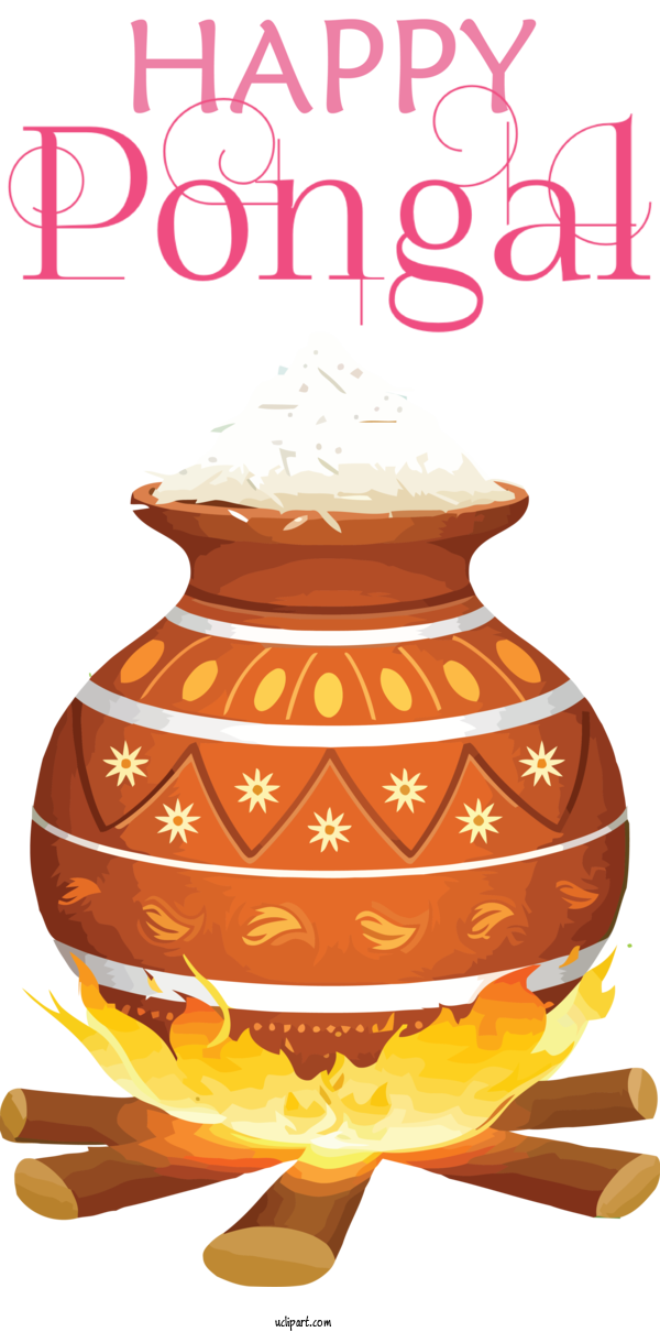 Free Holidays Pongal Pongal South India For Pongal Clipart Transparent Background