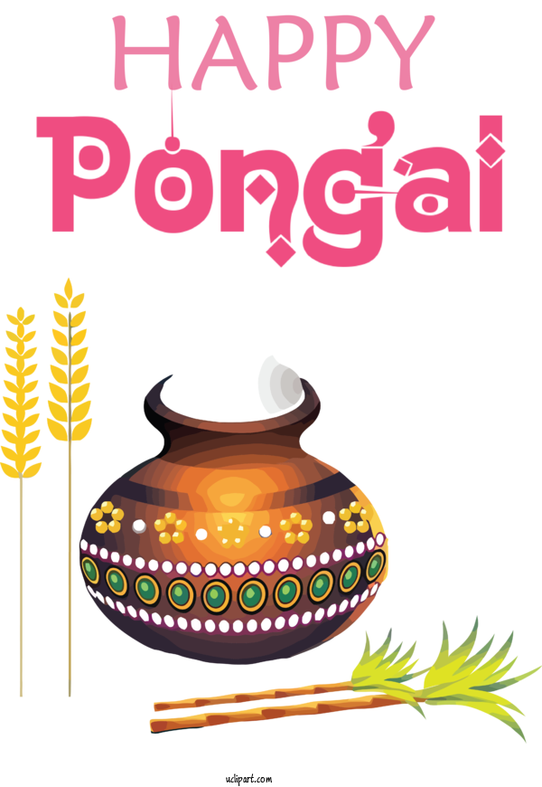 Free Holidays Cookware And Bakeware Meter Line For Pongal Clipart Transparent Background