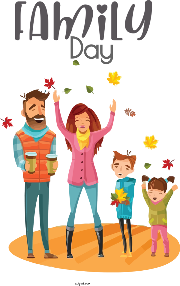 Free Holidays Family Son For Family Day Clipart Transparent Background