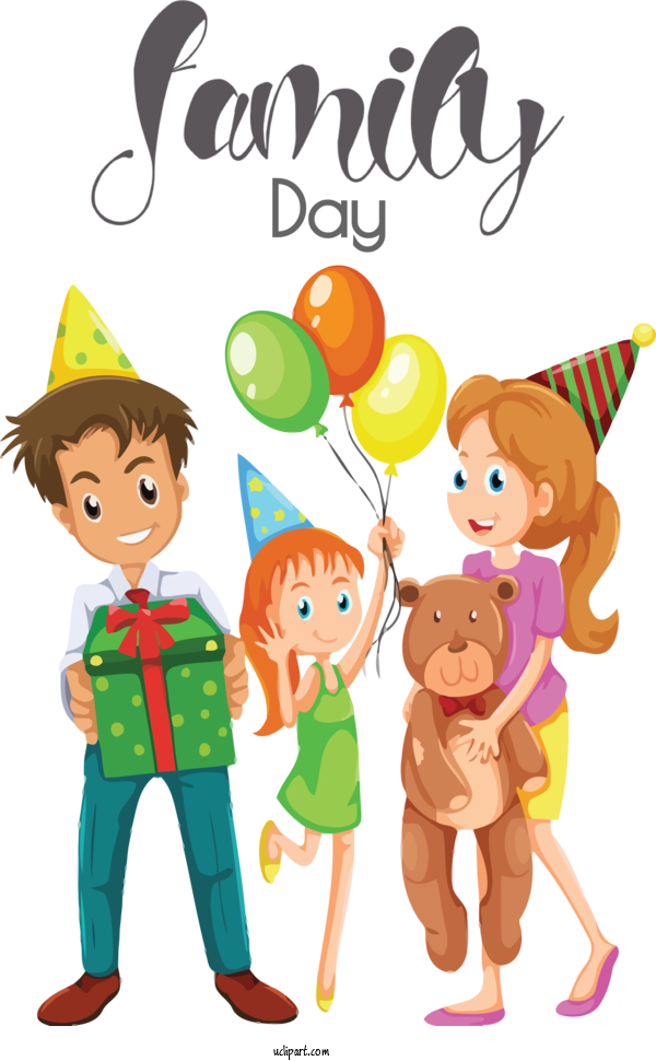 Free Holidays Birthday Royalty Free For Family Day Clipart Transparent Background