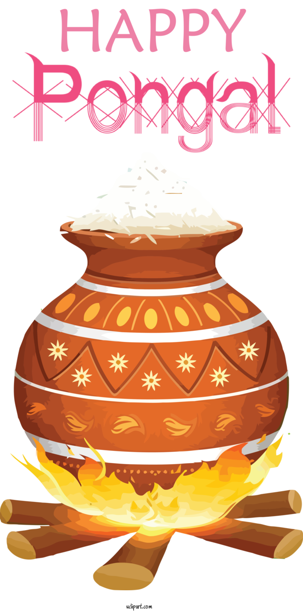 Free Holidays Pongal South India Pongal For Pongal Clipart Transparent Background