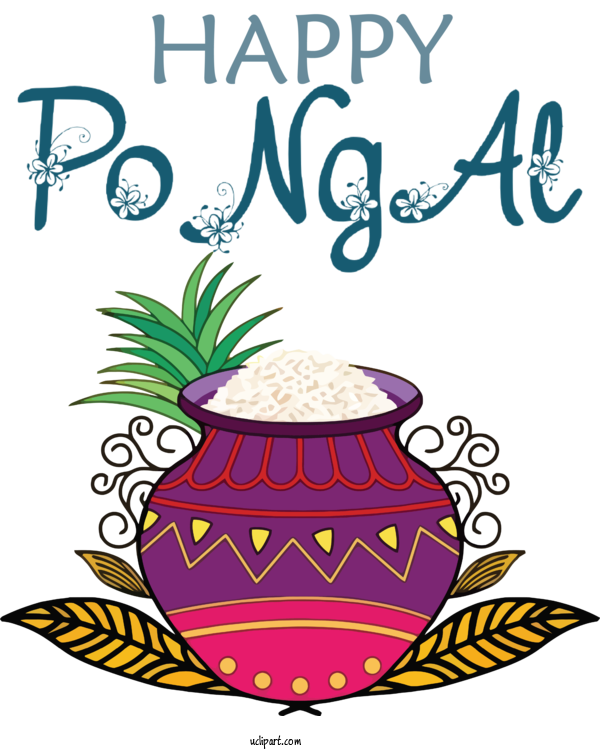 Free Holidays Pongal Pongal Chennai For Pongal Clipart Transparent Background
