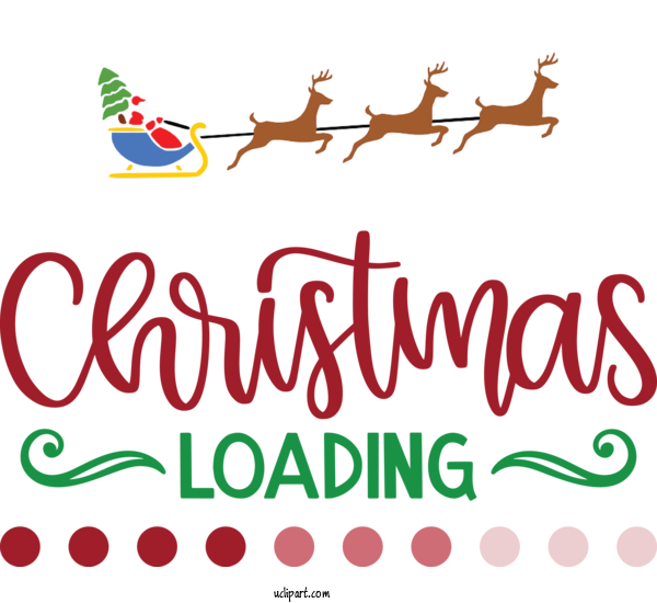 Free Holidays Logo Line Meter For Christmas Clipart Transparent Background