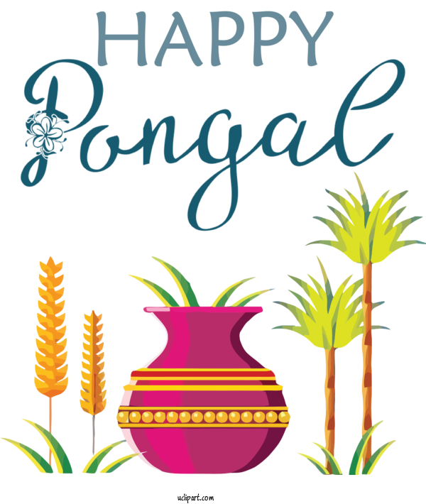 Free Holidays Leaf Meter Design For Pongal Clipart Transparent Background