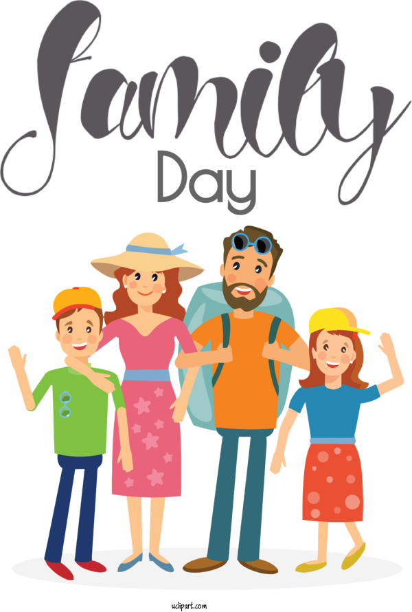 Free Holidays Family Travel For Family Day Clipart Transparent Background