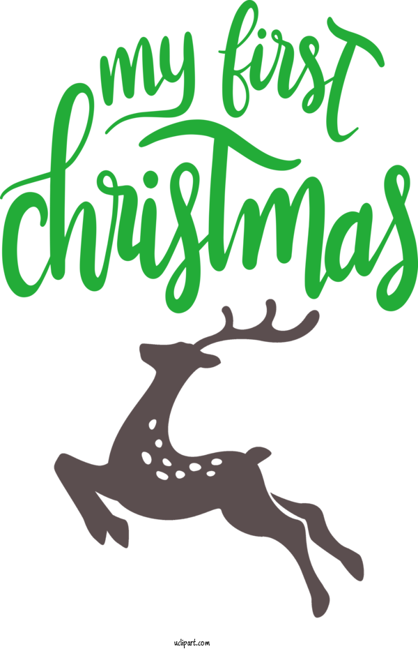 Free Holidays Logo Dog Cartoon For Christmas Clipart Transparent Background