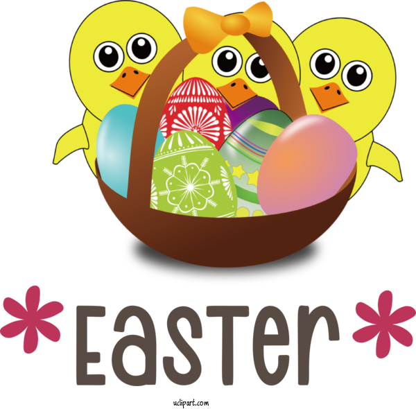 Free Holidays Easter Bunny Easter Egg Chicken For Easter Clipart Transparent Background