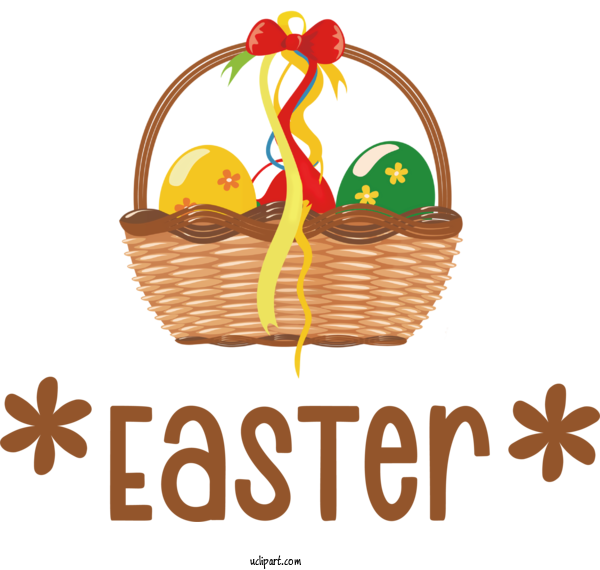 Free Holidays Basket Picnic Basket Easter Bunny For Easter Clipart Transparent Background
