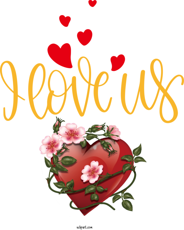 Free Holidays Heart Floral Design Καλησπέρα For Valentines Day Clipart Transparent Background