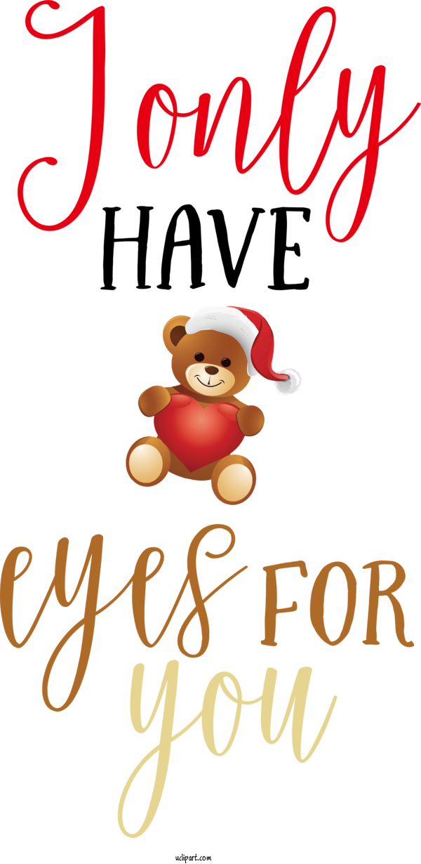 Free Holidays Teddy Bear Meter Christmas Day For Valentines Day Clipart Transparent Background
