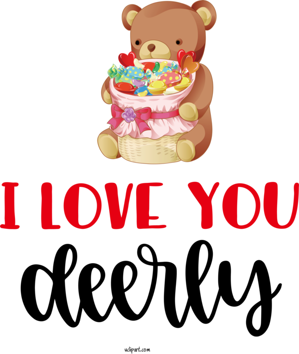 Free Holidays Teddy Bear Cartoon Meter For Valentines Day Clipart Transparent Background