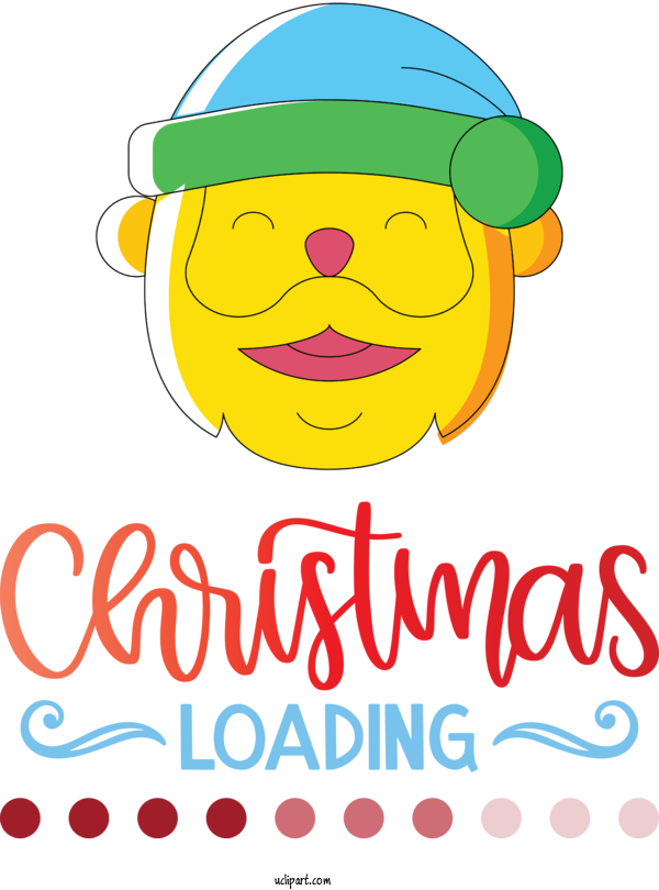 Free Holidays Smiley Emoticon Smile For Christmas Clipart Transparent Background