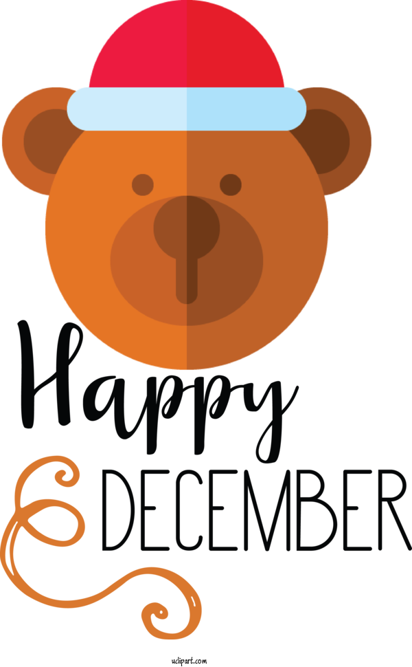 Free Nature Design Logo Teddy Bear For Winter Clipart Transparent Background