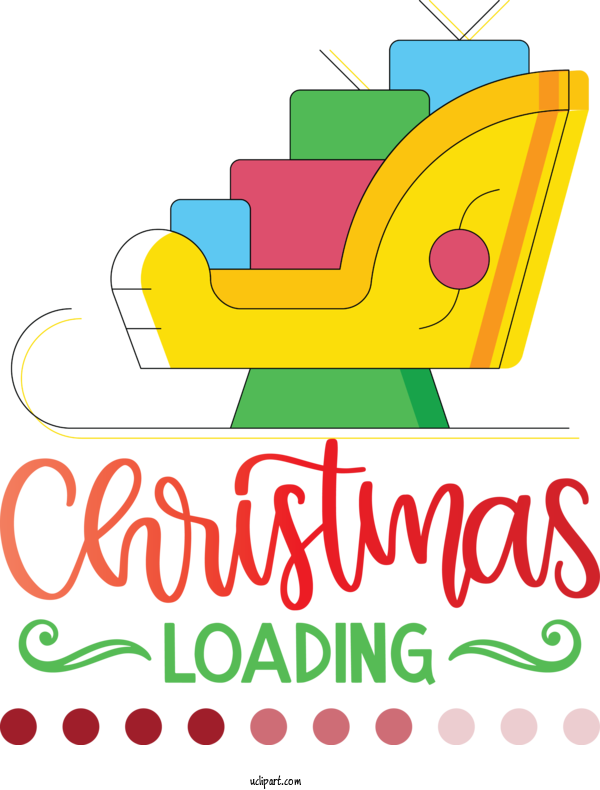 Free Holidays Yellow Line Meter For Christmas Clipart Transparent Background