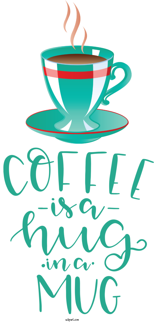 Free Drink Design Sticker Text For Coffee Clipart Transparent Background