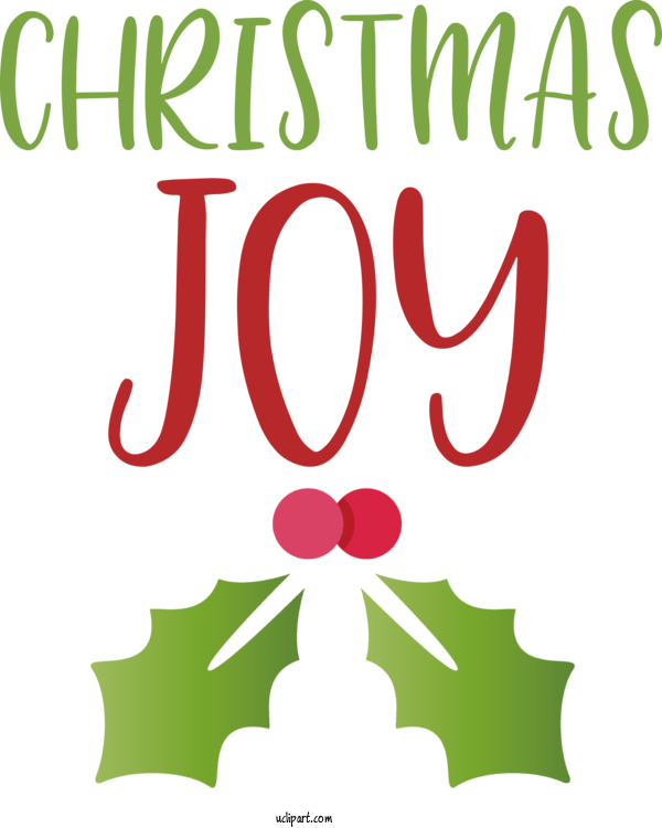 Free Holidays Flower Logo Green For Christmas Clipart Transparent Background