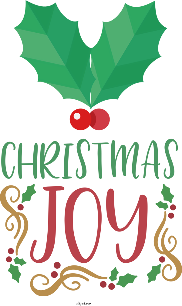 Free Holidays Floral Design Leaf Logo For Christmas Clipart Transparent Background