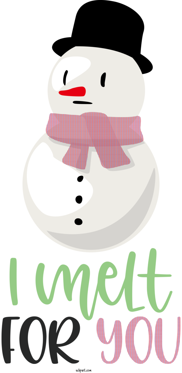 Free Nature Snowman Cartoon Animation For Winter Clipart Transparent Background