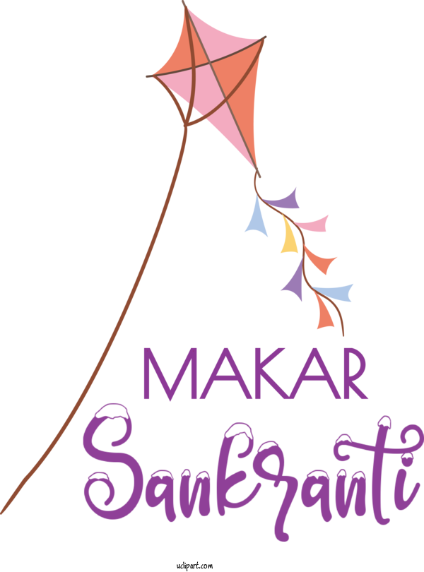 Free Holidays Design Lilac M Leaf For Makar Sankranti Clipart Transparent Background