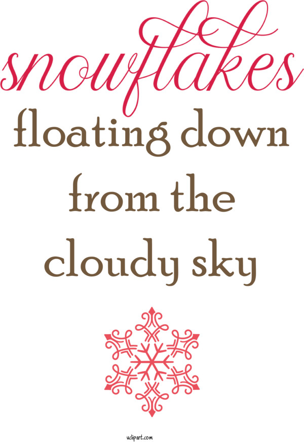 Free Weather Petal Flower Line For Snowflake Clipart Transparent Background